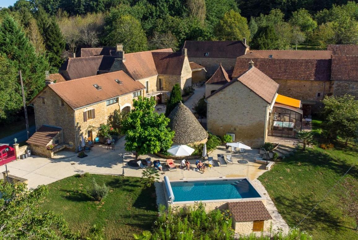 Aux Bories De Marquay, Chambres D'Hotes B&B Avec Piscine Et Spa Pres De Sarlat Екстериор снимка